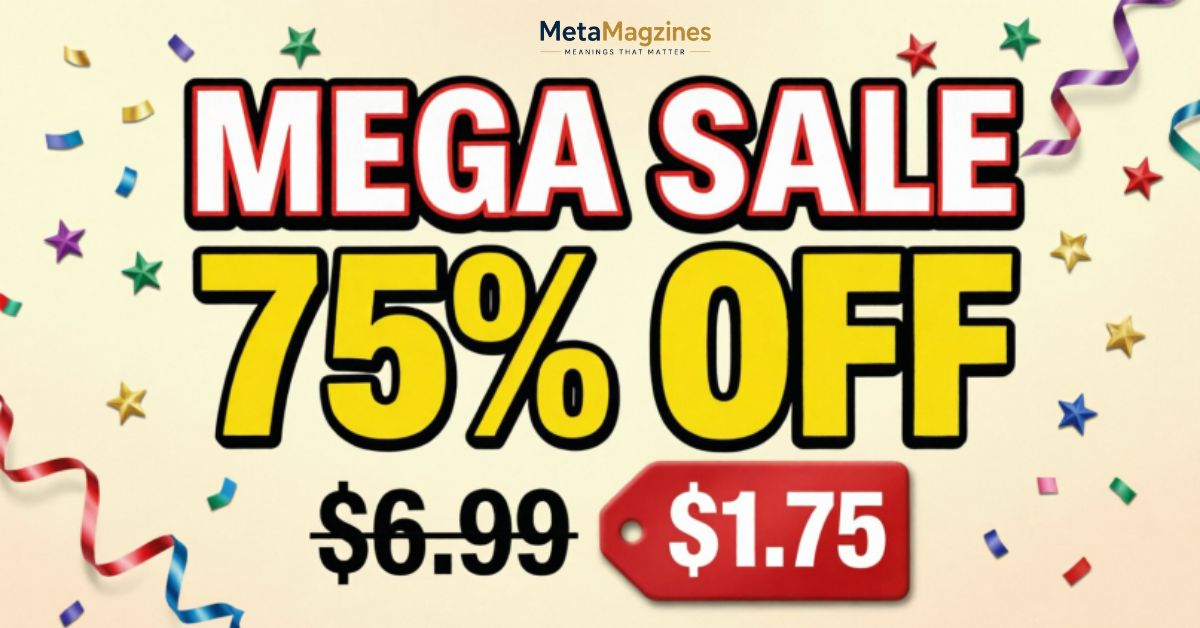 75 percent off $6.99