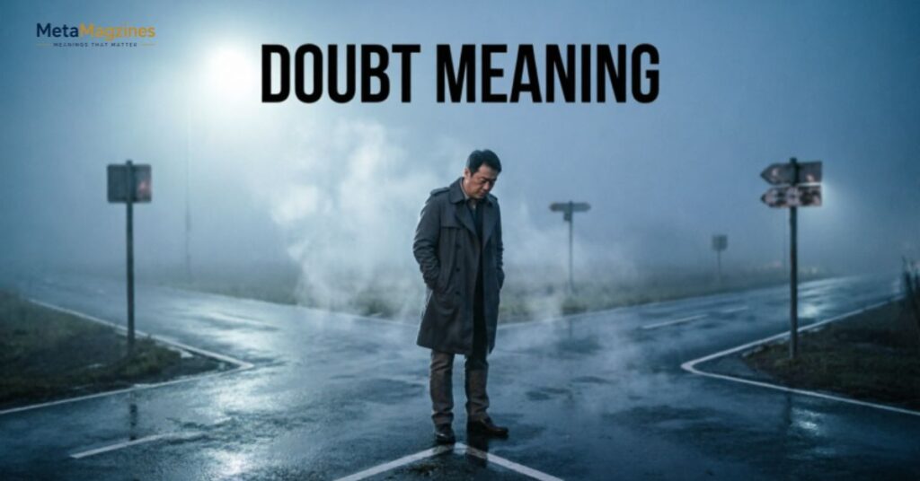 Doubt meaning