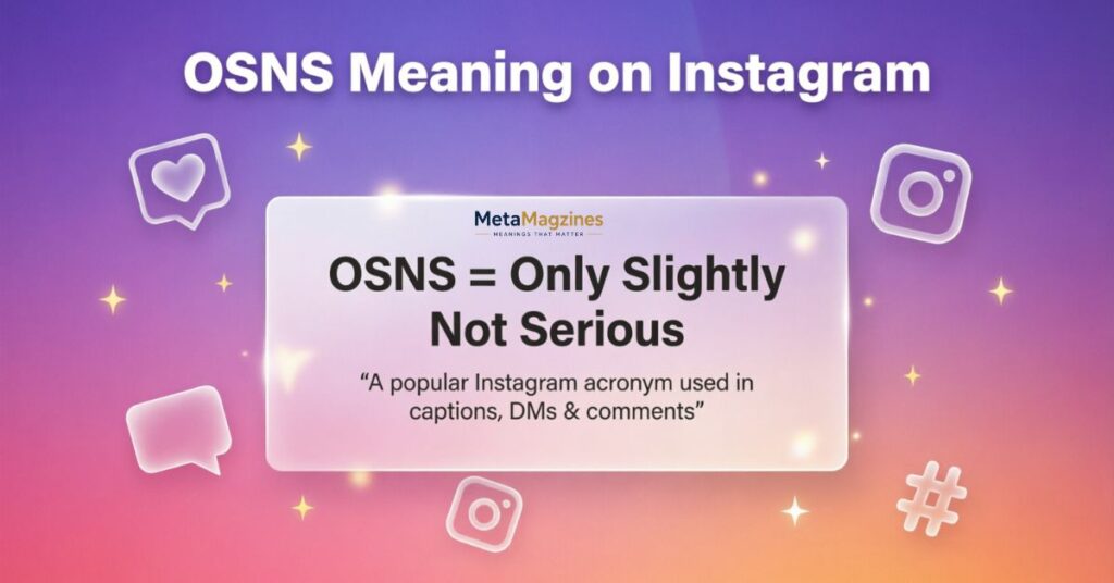 OSNS Meaning Instagram